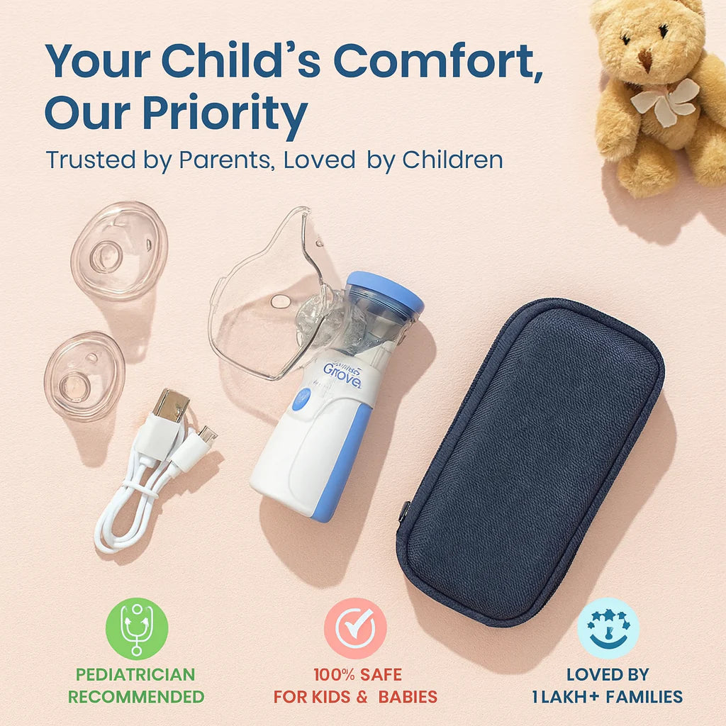 BreatheEase™ – Instant Relief, Anywhere | Silent & Portable Nebulizer