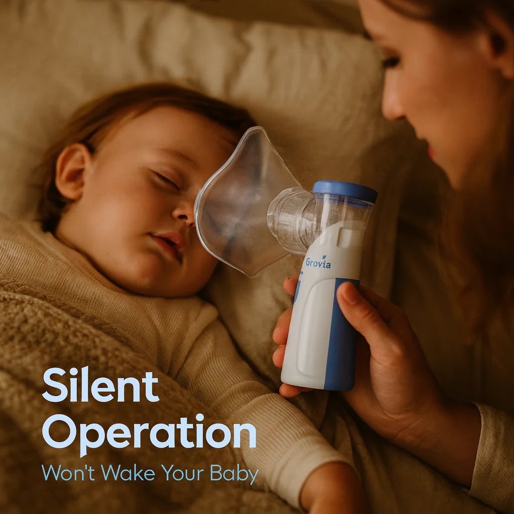 BreatheEase™ – Instant Relief, Anywhere | Silent & Portable Nebulizer