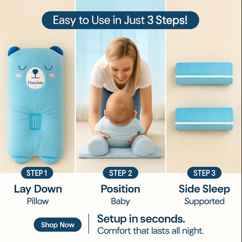 BunnyCloud™ – Baby Head Shaping & Protection Pillow